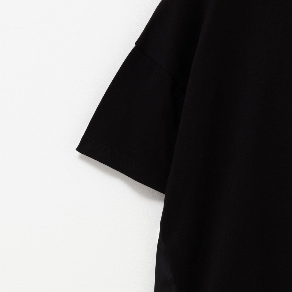 HusHusH 異素材切り替えTシャツ レディース ネコポス 対応商品【3,300円以上お買上げでハンドタオルプレゼント】