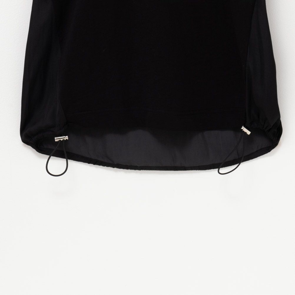 HusHusH 異素材切り替えTシャツ レディース ネコポス 対応商品【3,300円以上お買上げでハンドタオルプレゼント】