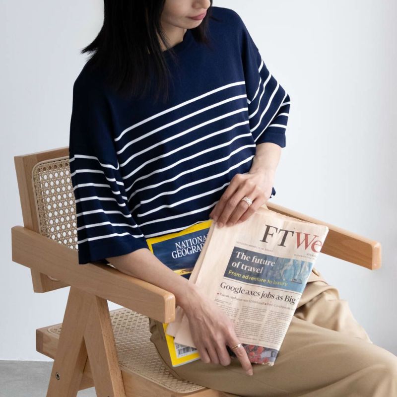 HusHusH  リネンライクニットプルオーバー レディース商品画像-1