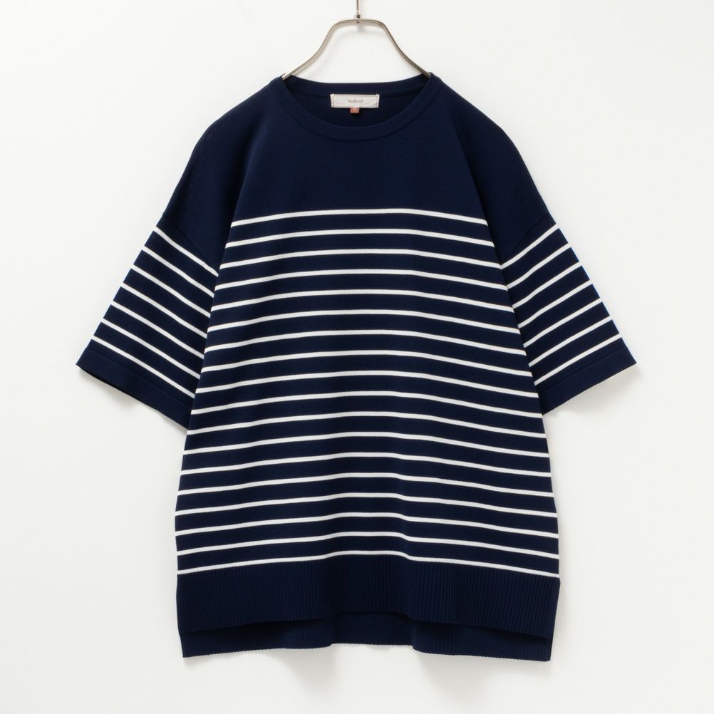 HusHusH リネンライクニットプルオーバー レディース【3,300円以上お買上げでハンドタオルプレゼント】