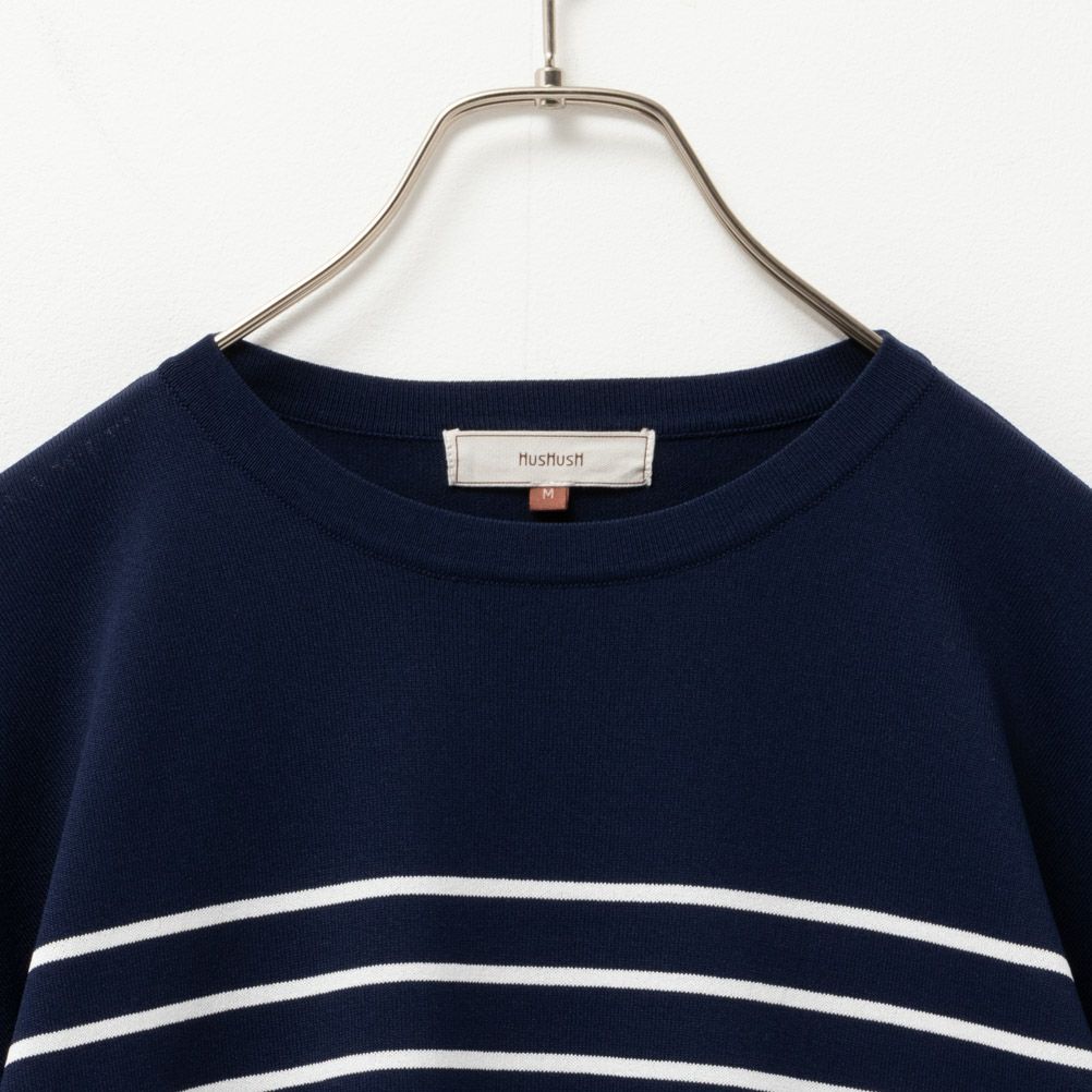 HusHusH リネンライクニットプルオーバー レディース【3,300円以上お買上げでハンドタオルプレゼント】