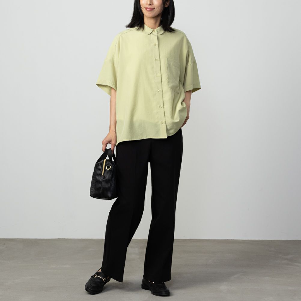 HusHusH ラク美パンツ ストレート レディース【3,300円以上お買上げでハンドタオルプレゼント】