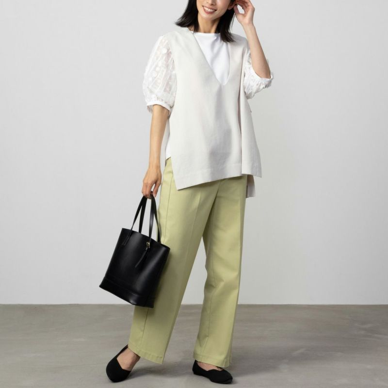 HusHusH らく美パン ストレートパンツ レディース商品画像-7