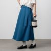 HusHusH タックマキシスカート レディース【3,300円以上お買上げでハンドタオルプレゼント】
