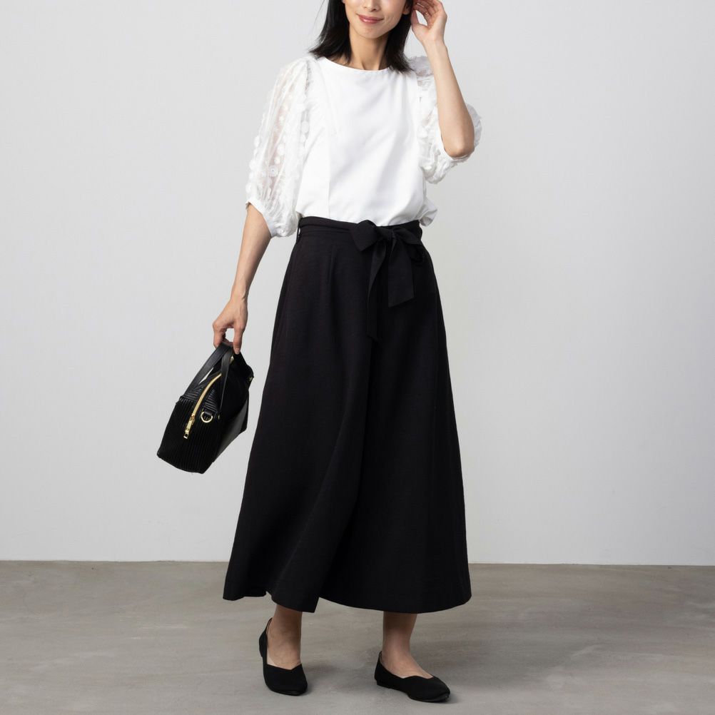 HusHusH タックマキシスカート レディース【3,300円以上お買上げでハンドタオルプレゼント】