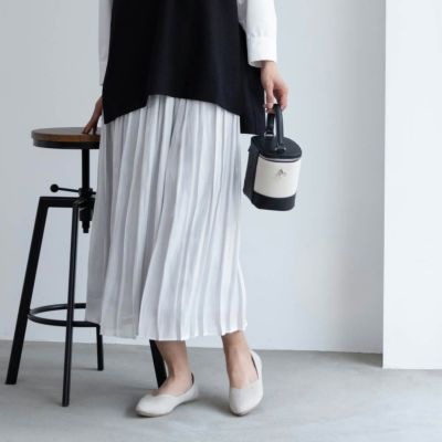 HusHusH  サテンプリーツスカート レディース