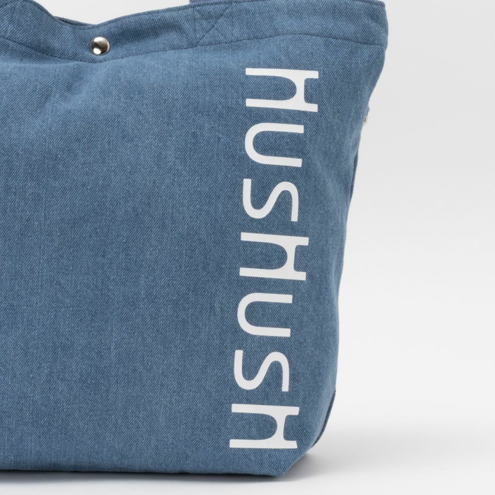 HusHusH ロゴ入りトート【3,300円以上お買上げでハンドタオルプレゼント】