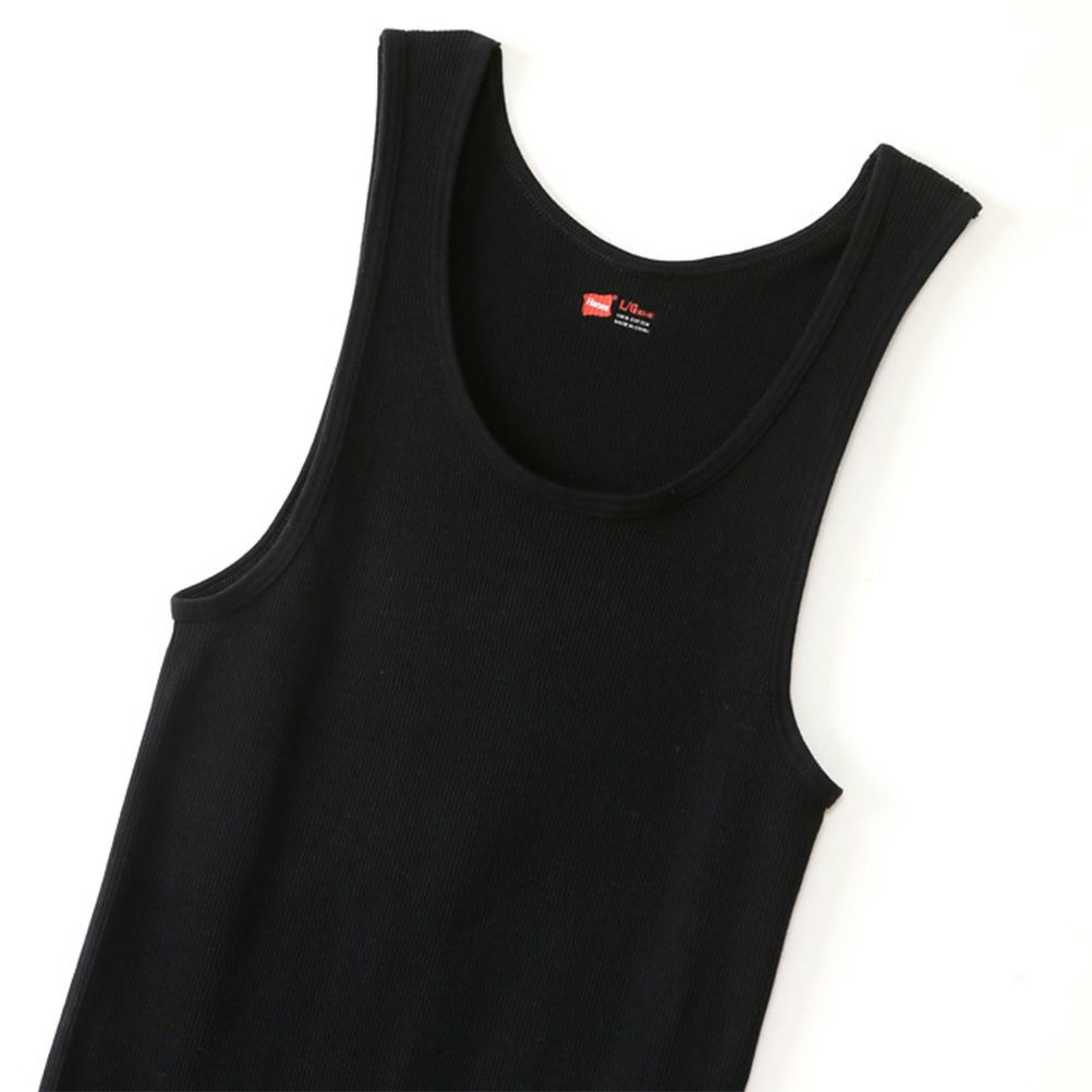 Hanes  2パック Aシャツ タンクトップ メンズ メール便 対応商品商品画像-3
