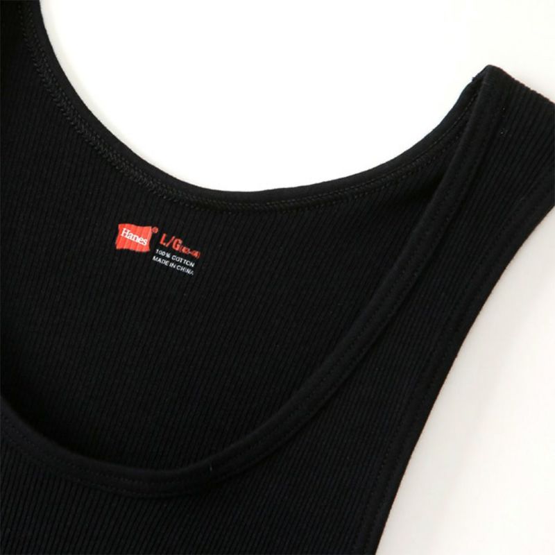 Hanes  2パック Aシャツ タンクトップ メンズ メール便 対応商品商品画像-4