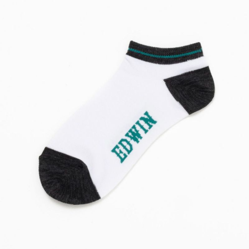EDWIN アンクルソックス 切替 3足組 メンズ商品画像-6