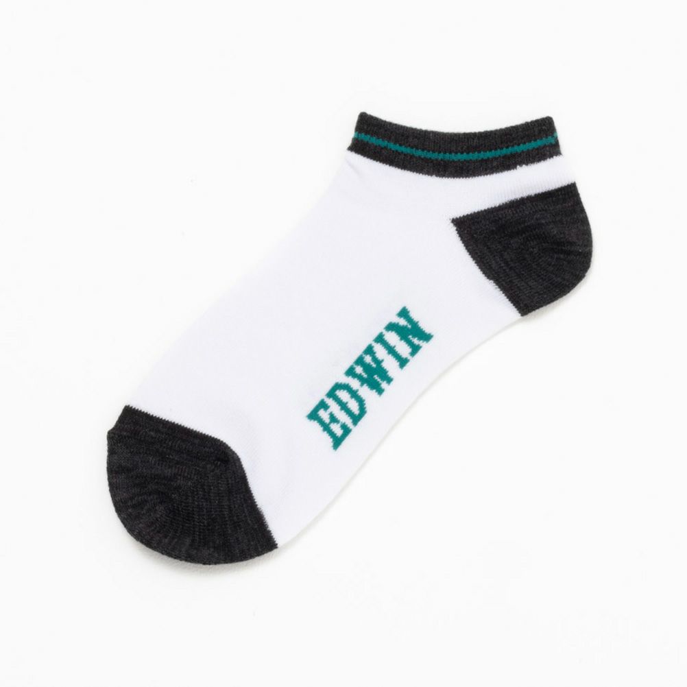 EDWIN アンクルソックス 切替 3足組 メンズ