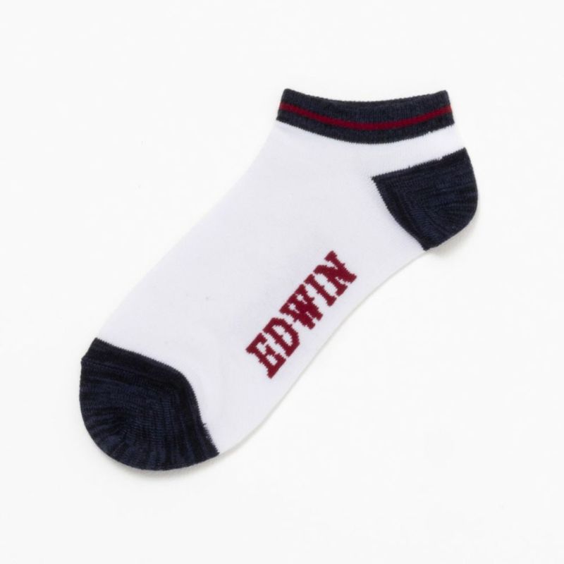 EDWIN アンクルソックス 切替 3足組 メンズ商品画像-7