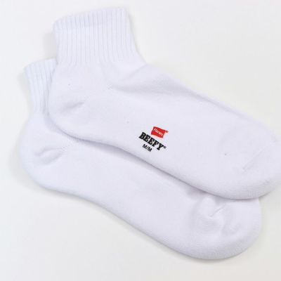 Hanes  BEEFY クォーターソックス 2足組 メンズ