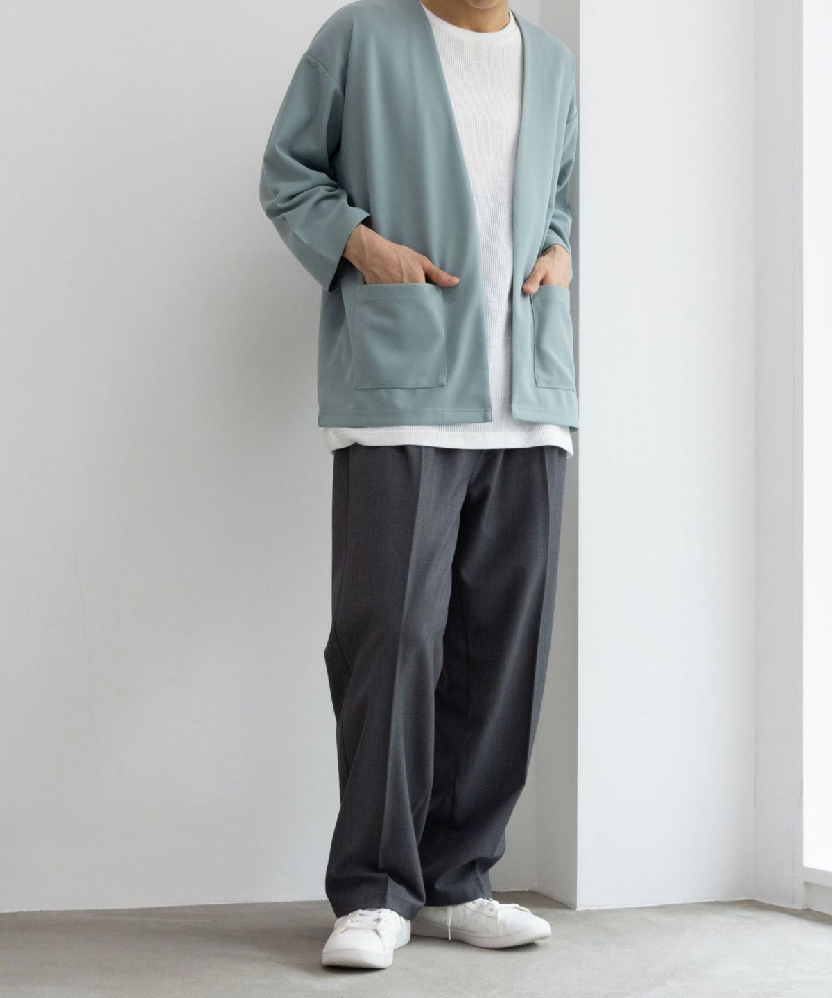 URBAN COLLECTION ワイドスラックス メンズ