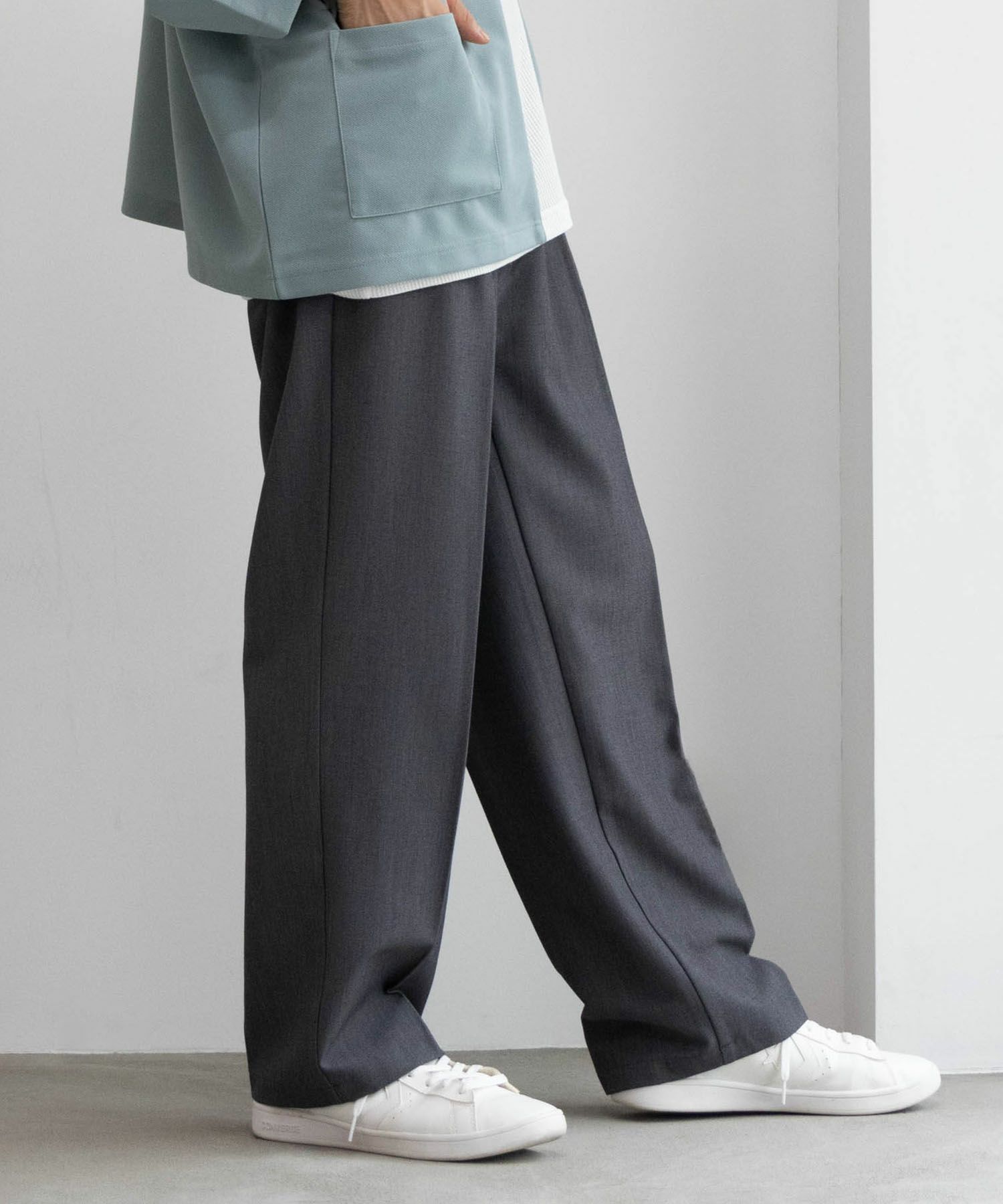 URBAN COLLECTION ワイドスラックス メンズ