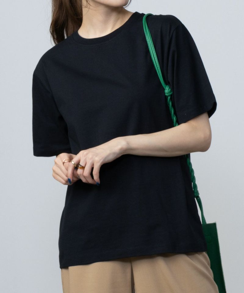 NAVY ベーシッククルーTシャツ レディース メール便 対応商品商品画像-3