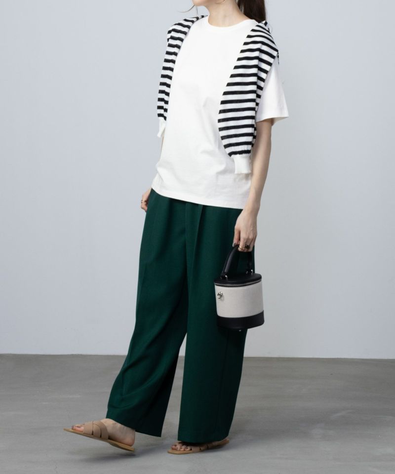 NAVY ベーシッククルーTシャツ レディース メール便 対応商品商品画像-7