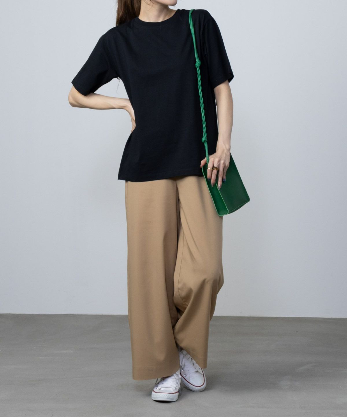 NAVY ベーシッククルーTシャツ レディース ネコポス 対応商品