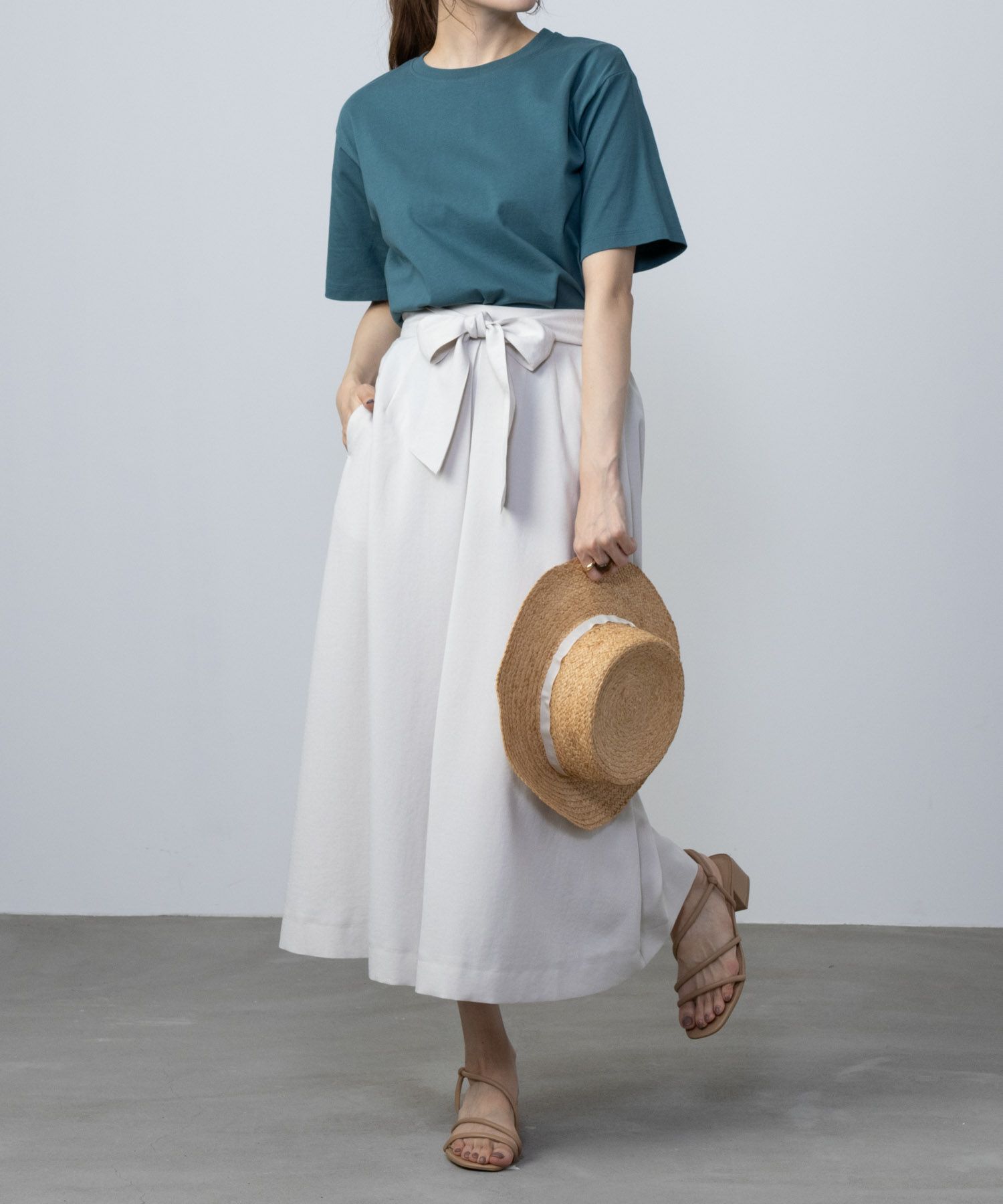 NAVY  ベーシッククルーTシャツ レディース メール便 対応商品商品サムネイル-10