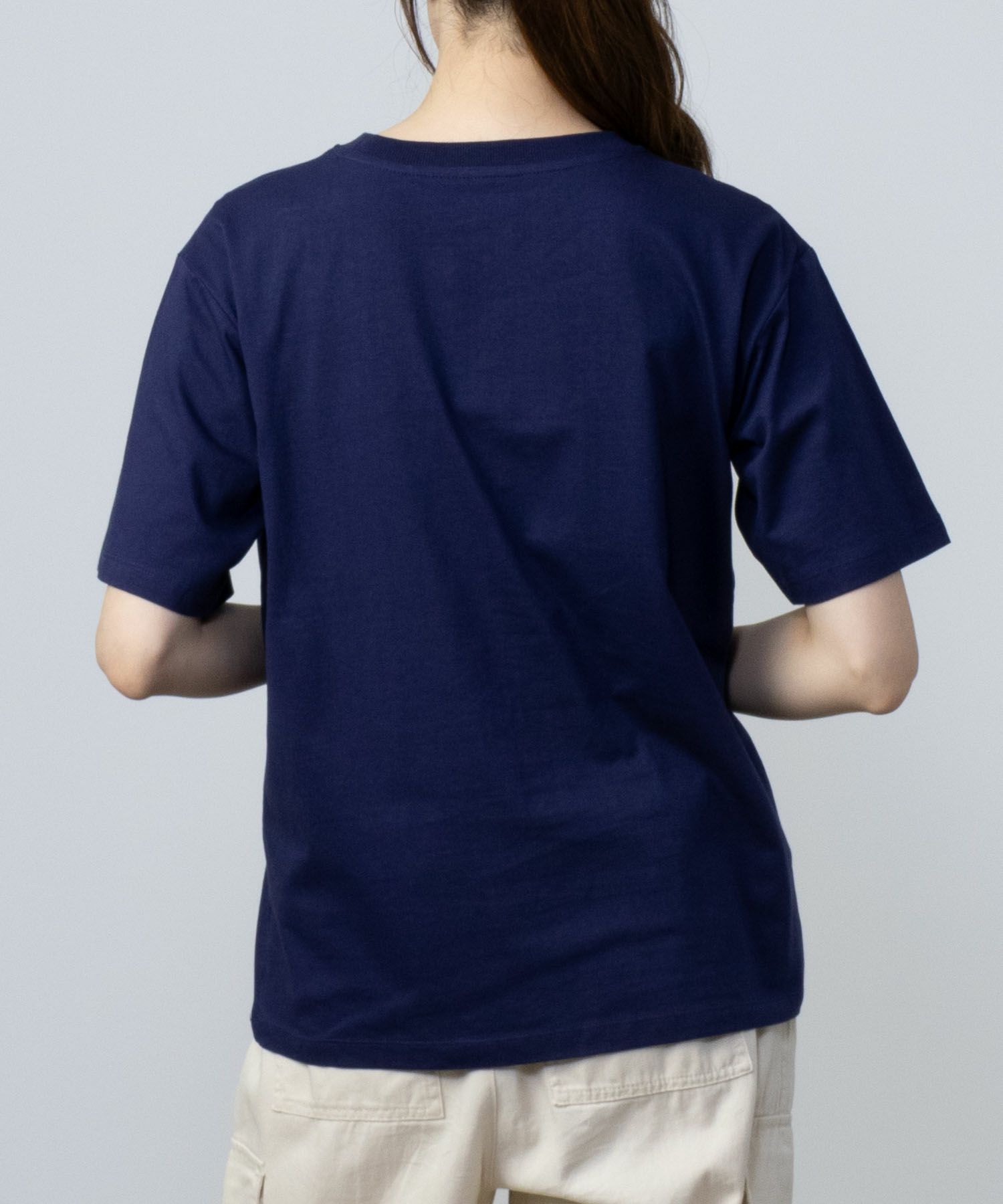 NAVY ベーシッククルーTシャツ レディース ネコポス 対応商品