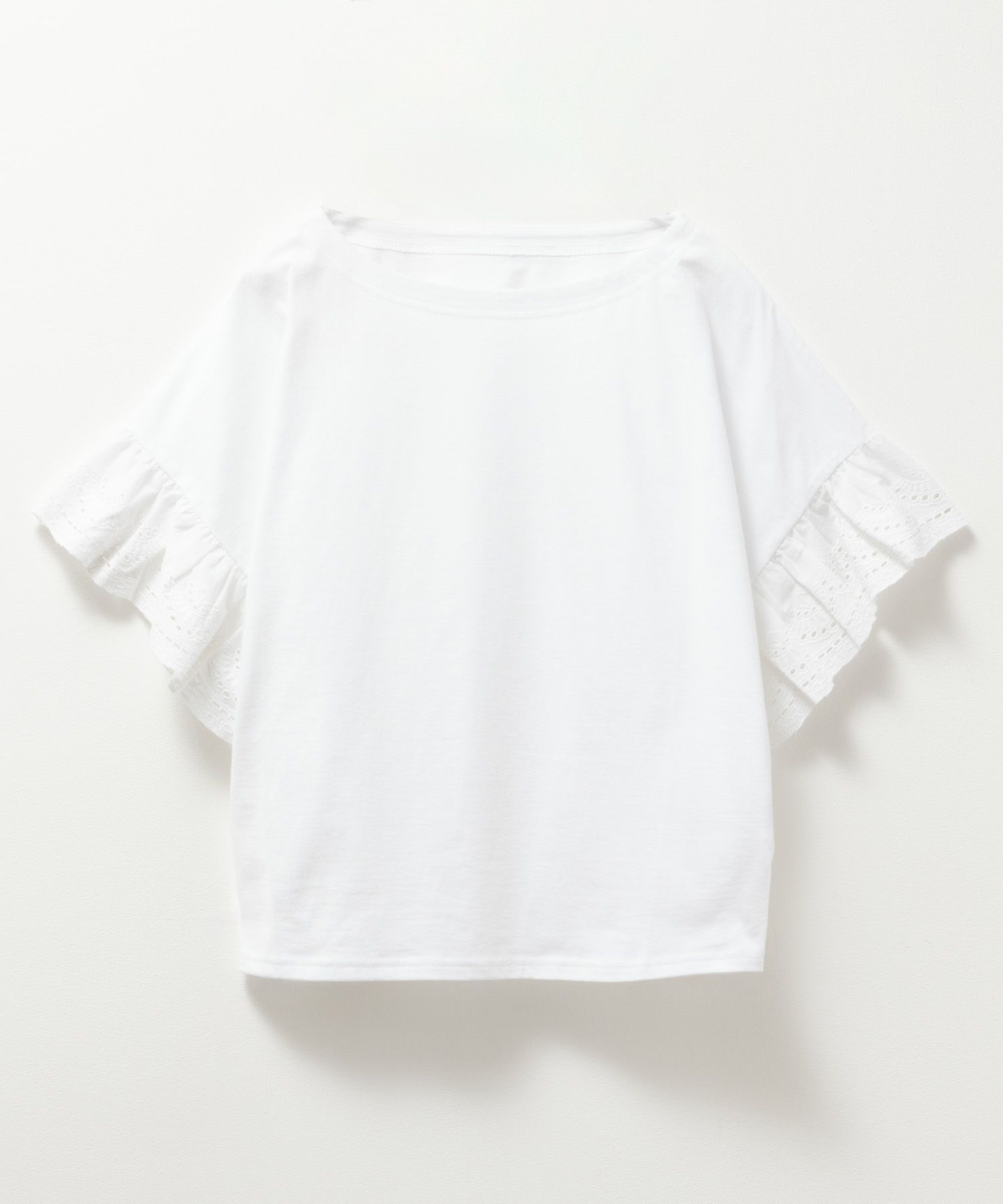 Howdy Marie インド綿 袖フリルTシャツ レディース ネコポス 対応商品【3,300円以上お買上げでオリジナルトートバッグプレゼント】