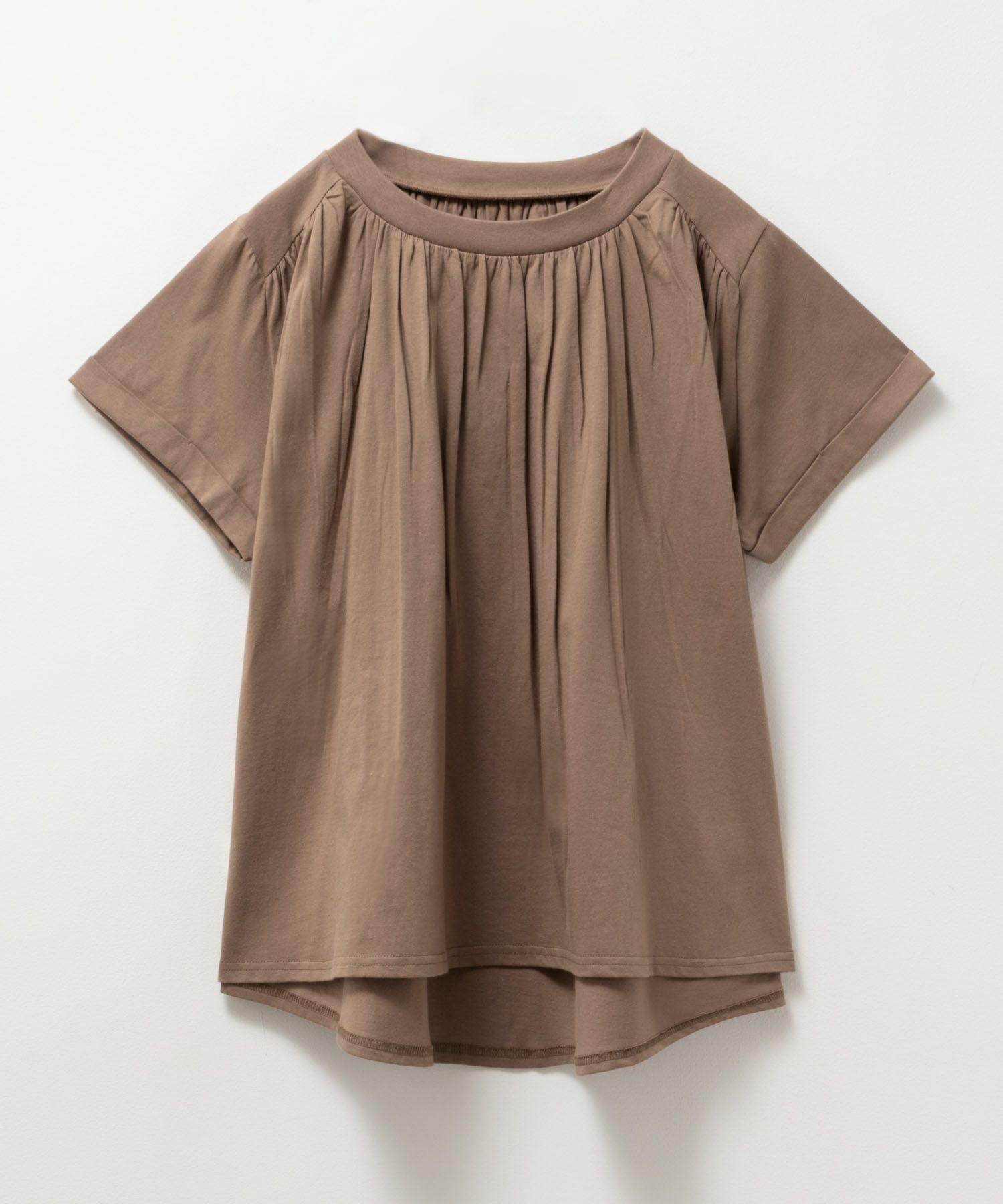 Howdy Marie  インド綿 ギャザーTシャツ レディース メール便 対応商品商品画像-12