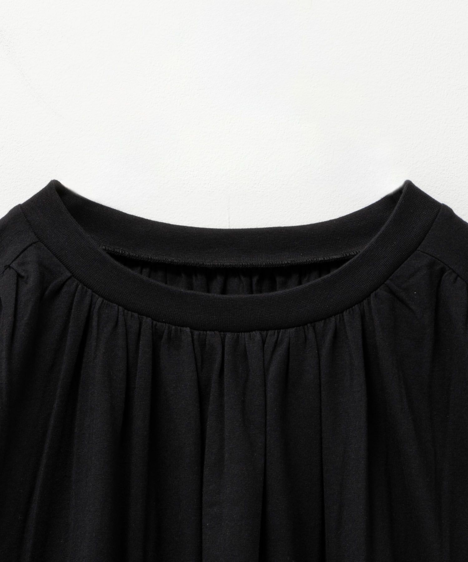 Howdy Marie インド綿 ギャザーTシャツ レディース ネコポス 対応商品【3,300円以上お買上げでオリジナルトートバッグプレゼント】