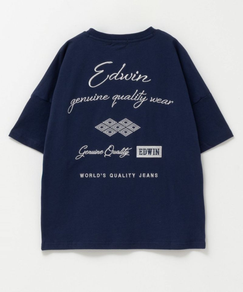 EDWIN 布帛ポケット付きTシャツ キッズ ネコポス 対応商品