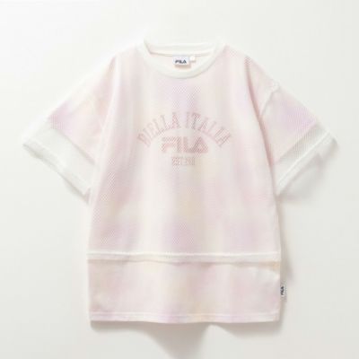 FILA フェイクレイヤードTシャツ キッズ ネコポス 対応商品