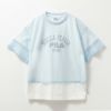 FILA フェイクレイヤードTシャツ キッズ ネコポス 対応商品
