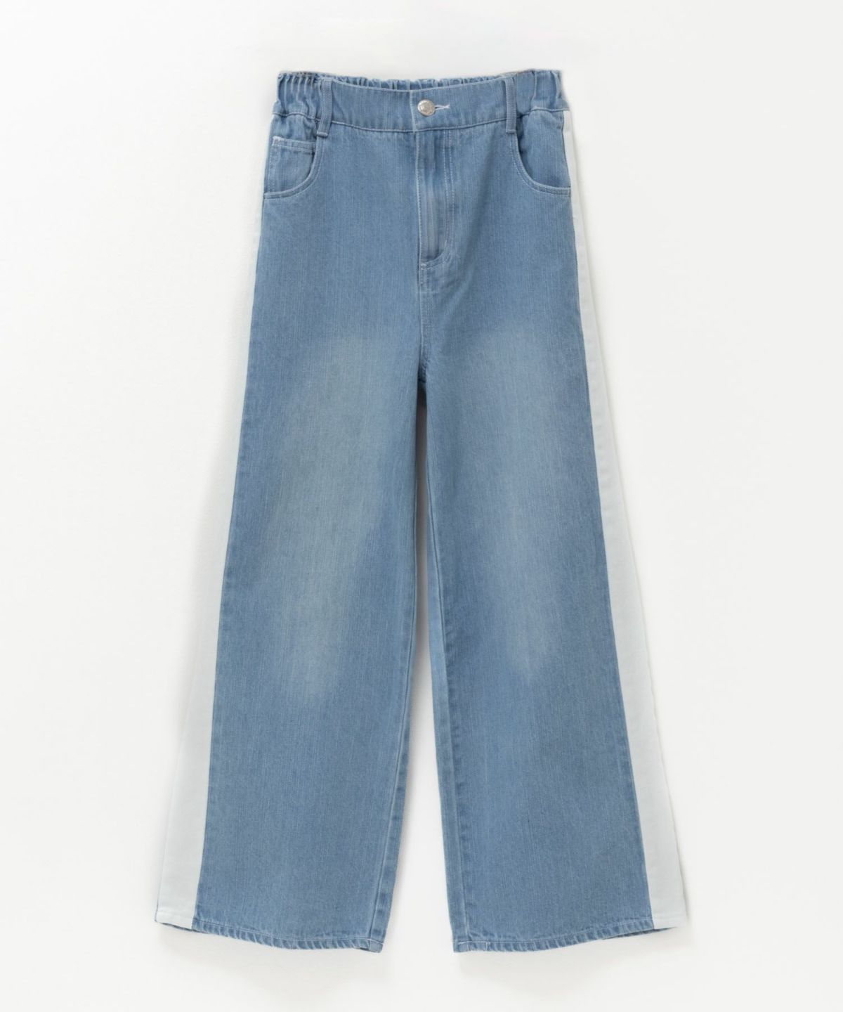 RICH MIX デニムサイドラインワイドパンツ キッズ
