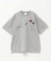 CONVERSE ポケット付き刺繍Tシャツ キッズ ネコポス 対応商品