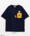 Tom and Jerry ポケット付きTシャツ キッズ ネコポス 対応商品