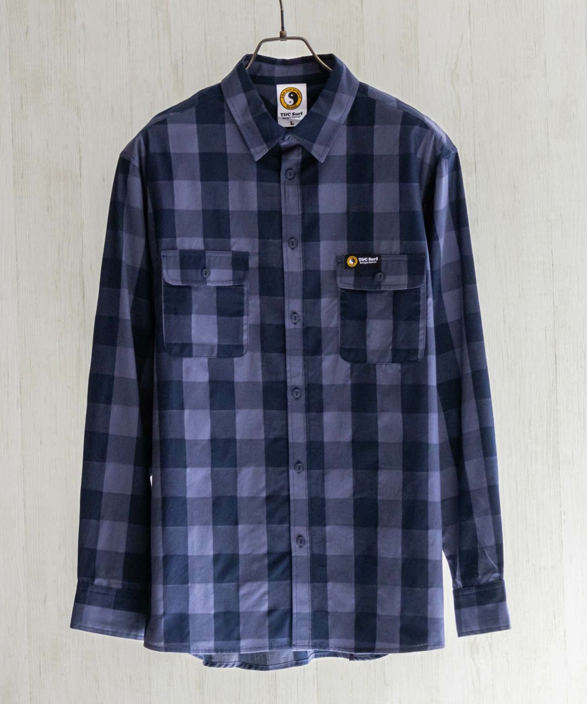 T&C Surf Designs ブロックチェックシャツ メンズ