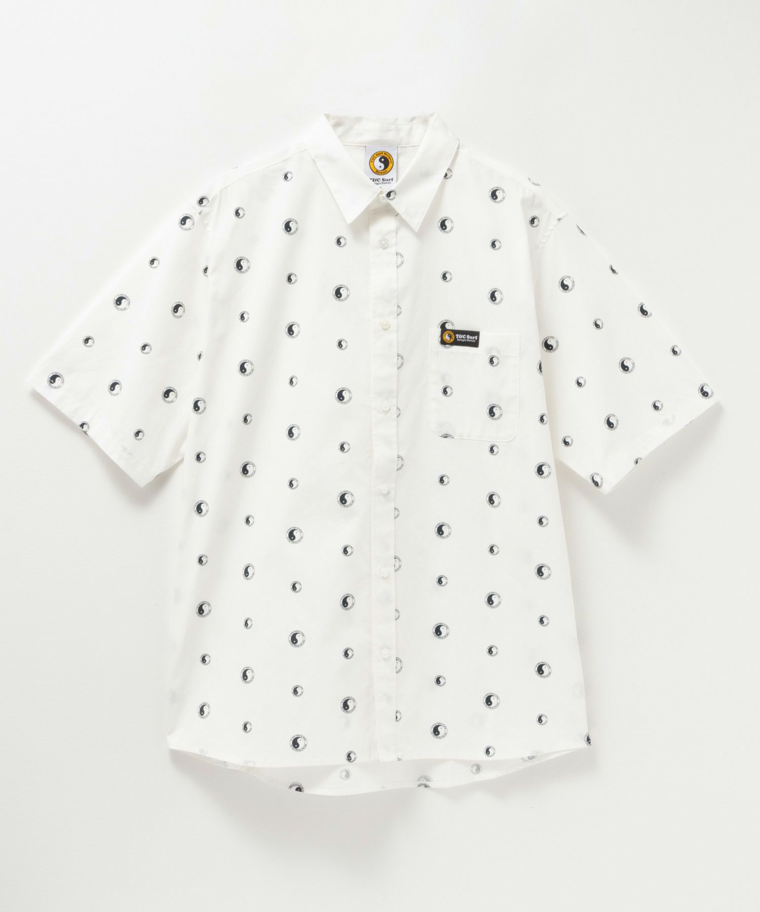 T&C Surf Designs インヤン総柄シャツ メンズ