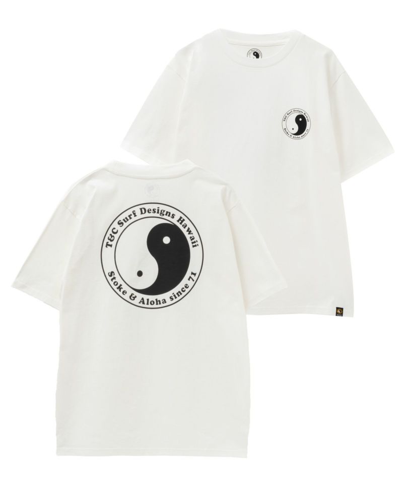 T&C Surf Designs バックプリントインヤンTシャツ メンズ