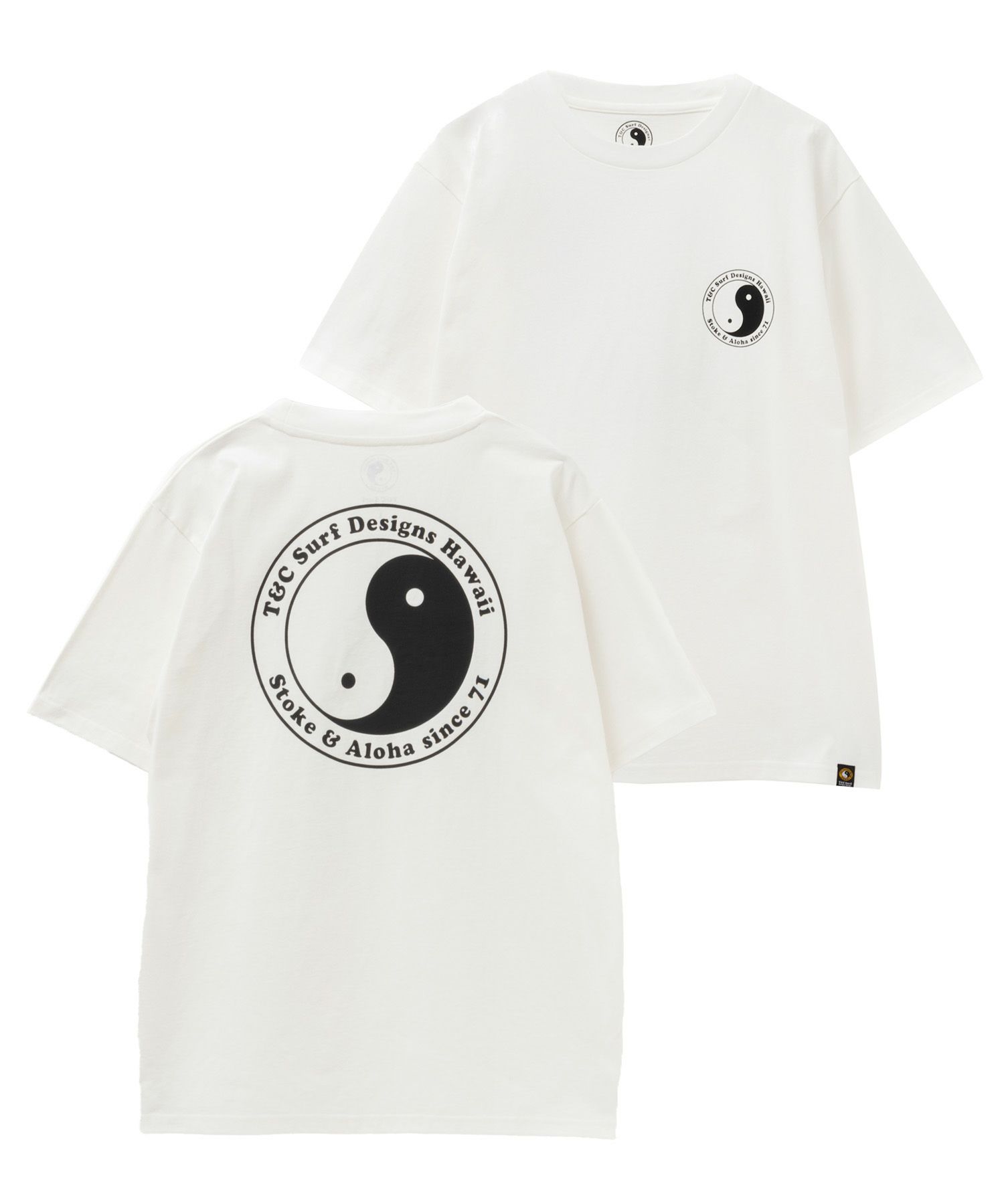 T&C Surf Designs バックプリントインヤンTシャツ メンズ メール便 対応商品商品画像-1
