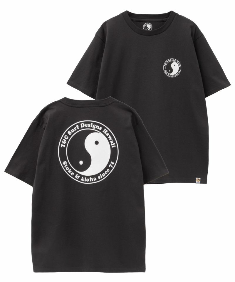 T&C Surf Designs バックプリントインヤンTシャツ メンズ メール便 対応商品商品画像-2