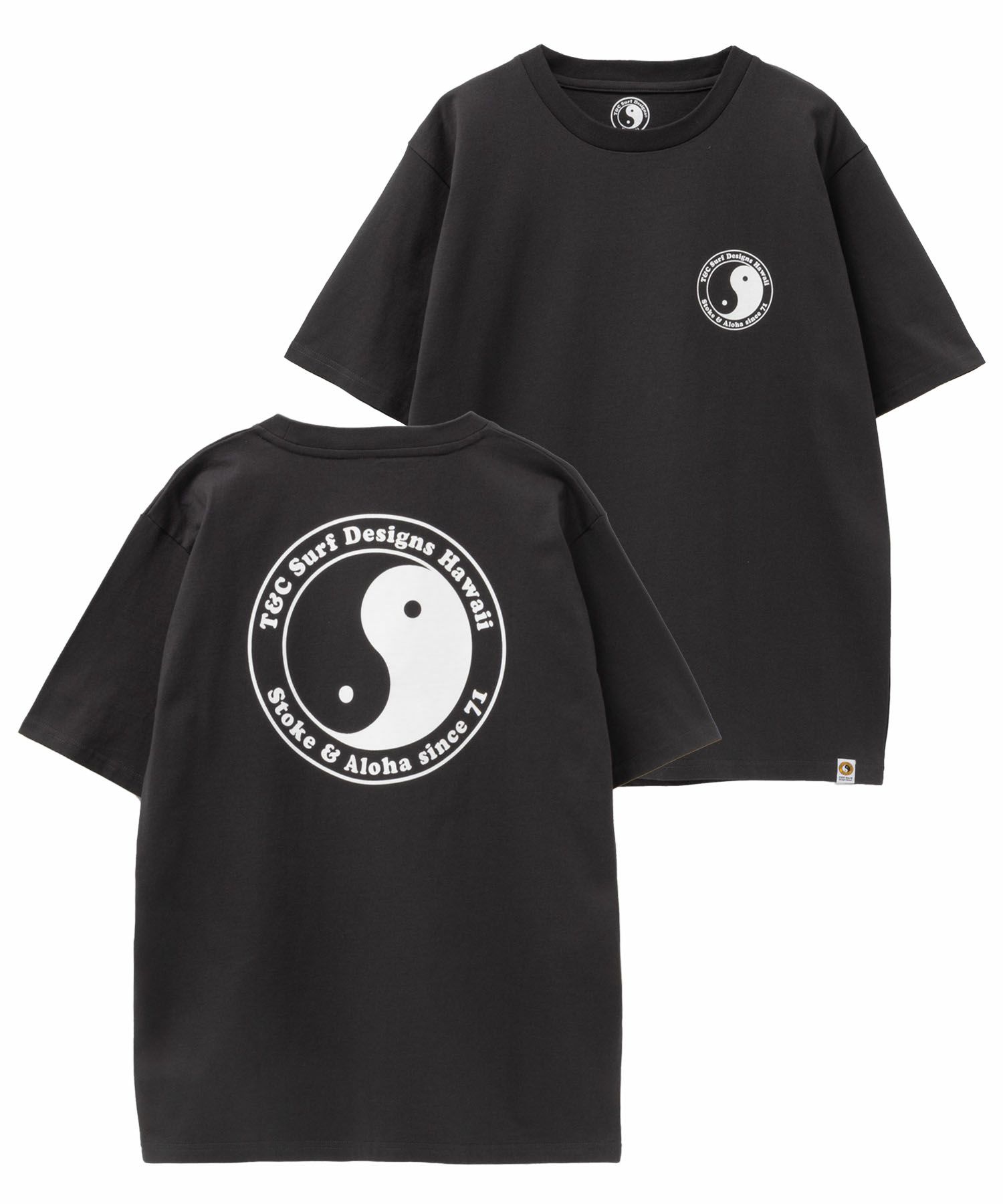 T&C Surf Designs バックプリントインヤンTシャツ メンズ メール便 対応商品商品画像-2