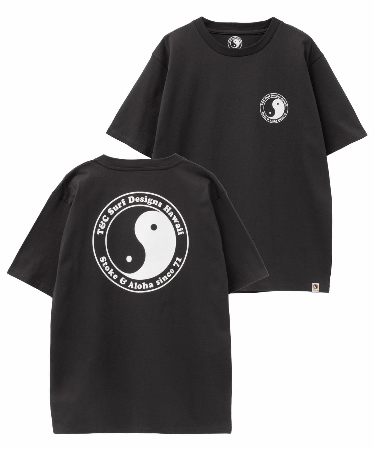 T&C Surf Designs バックプリントインヤンTシャツ メンズ ネコポス 対応商品