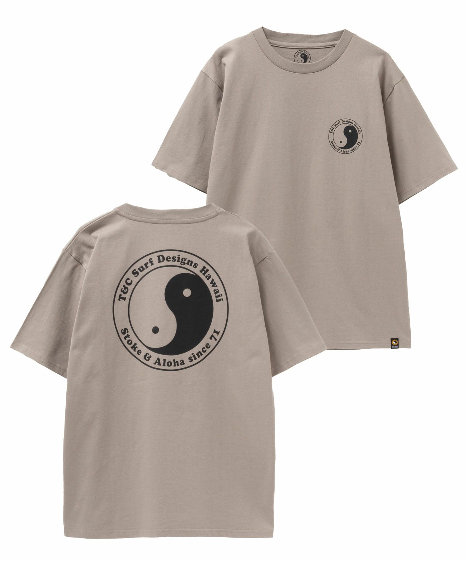 T&C Surf Designs バックプリントインヤンTシャツ メンズ ネコポス 対応商品