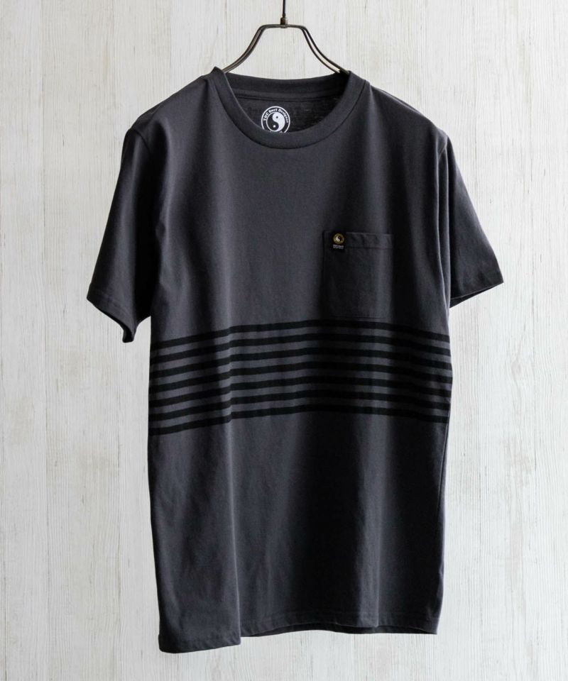 T&C Surf Designs チェストボーダーショートスリーブTシャツ メンズ ネコポス 対応商品商品画像-2