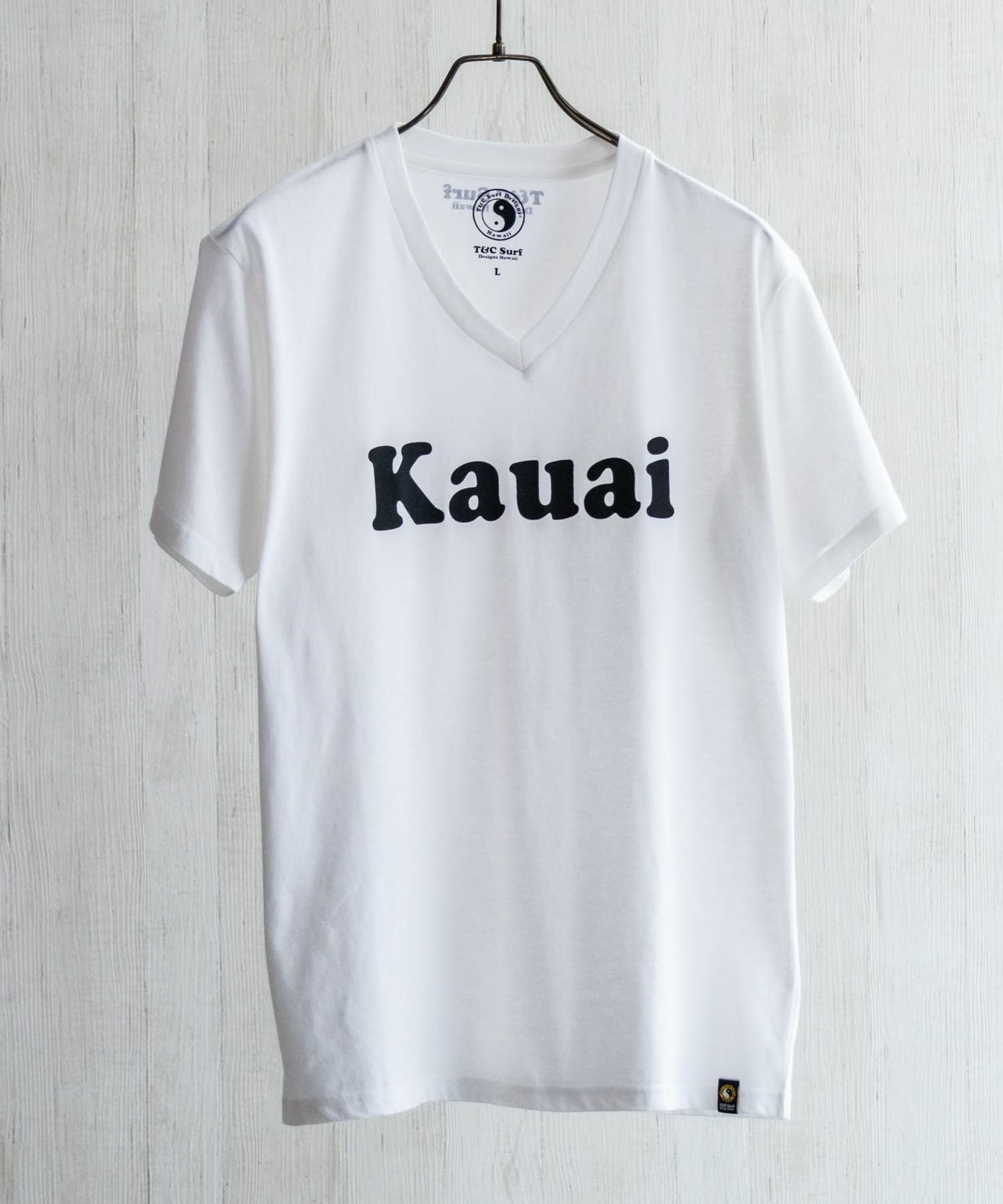 T&C Surf Designs ハワイVネックショートスリーブTシャツ メンズ ネコポス 対応商品