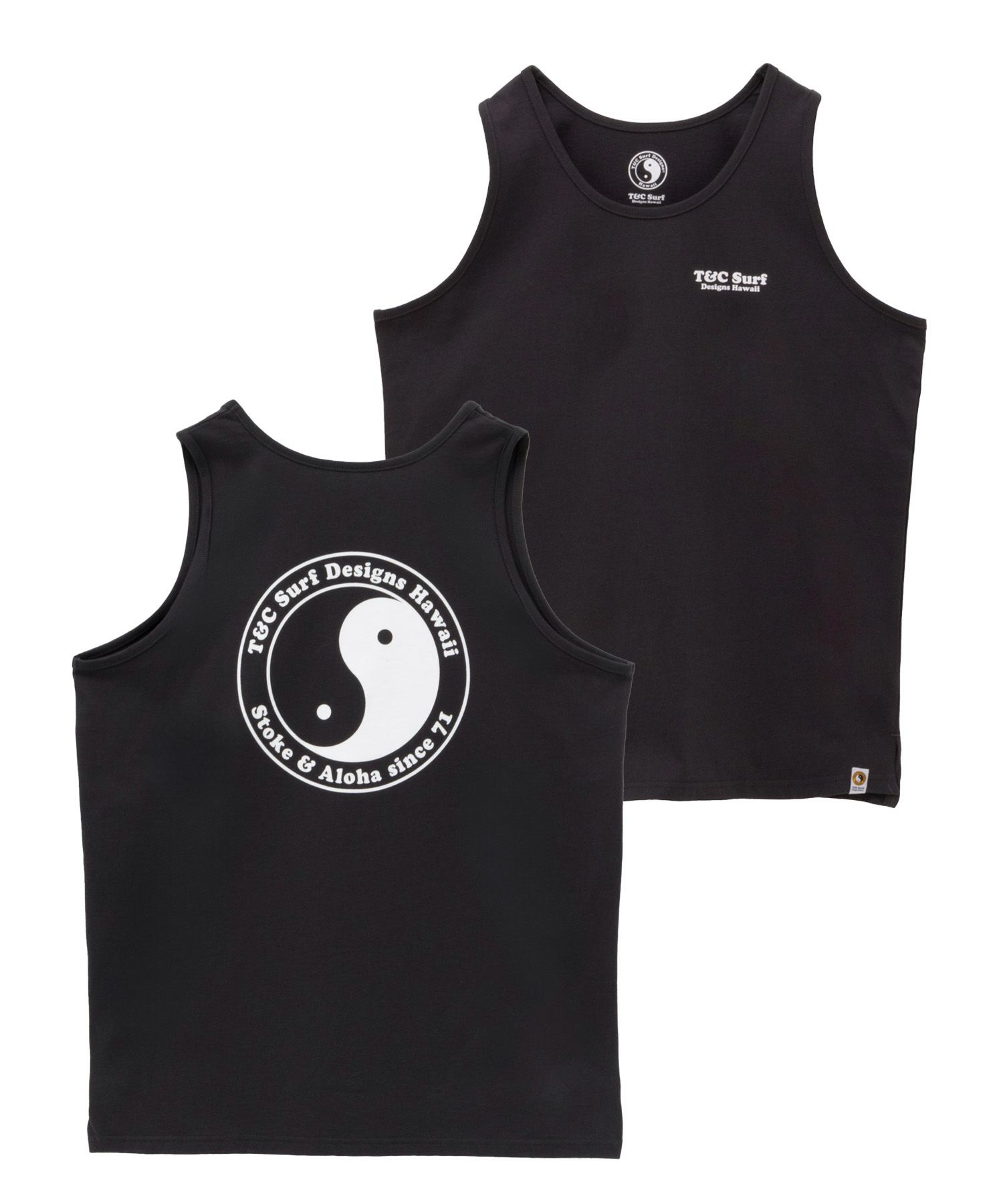 T&C Surf Designs バックインヤンタンクトップ メンズ ネコポス 対応商品
