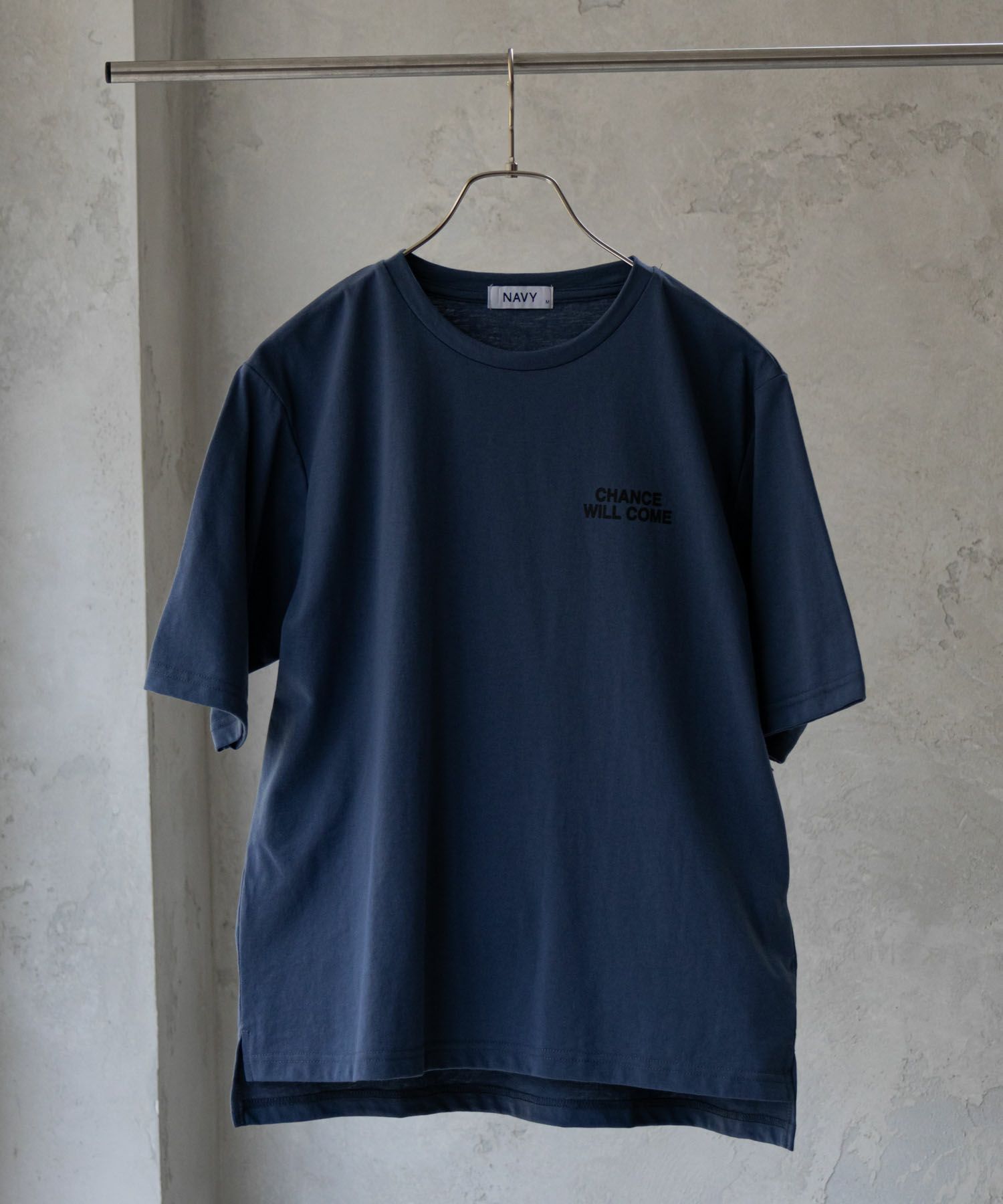 [値下げ]NAVY  5分袖メッセージTシャツ レディース メール便 対応商品商品画像-3