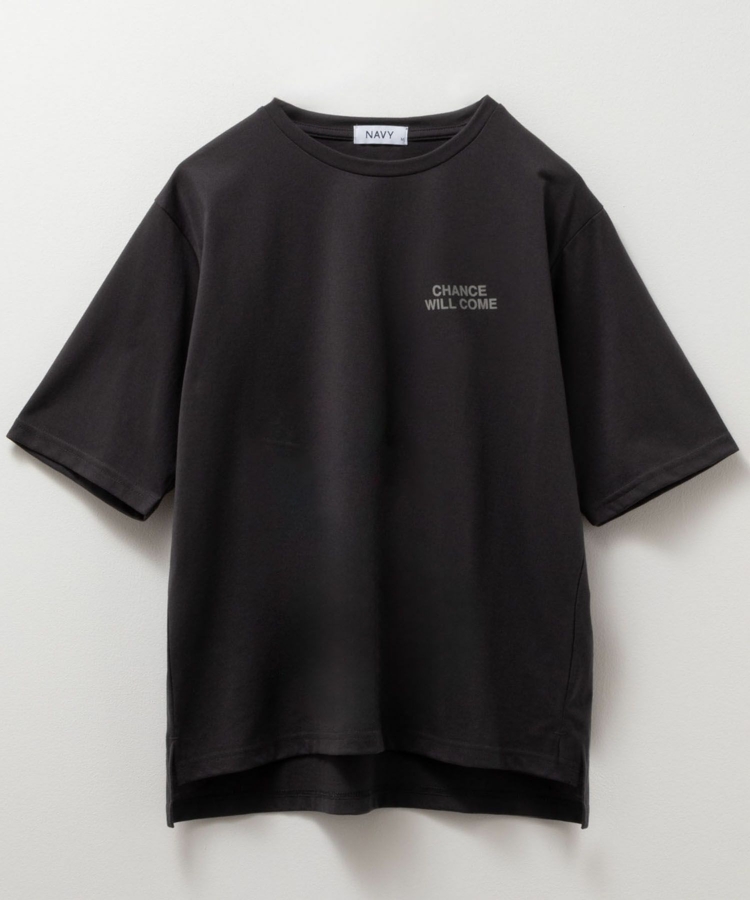 [値下げ]NAVY  5分袖メッセージTシャツ レディース メール便 対応商品商品サムネイル-4
