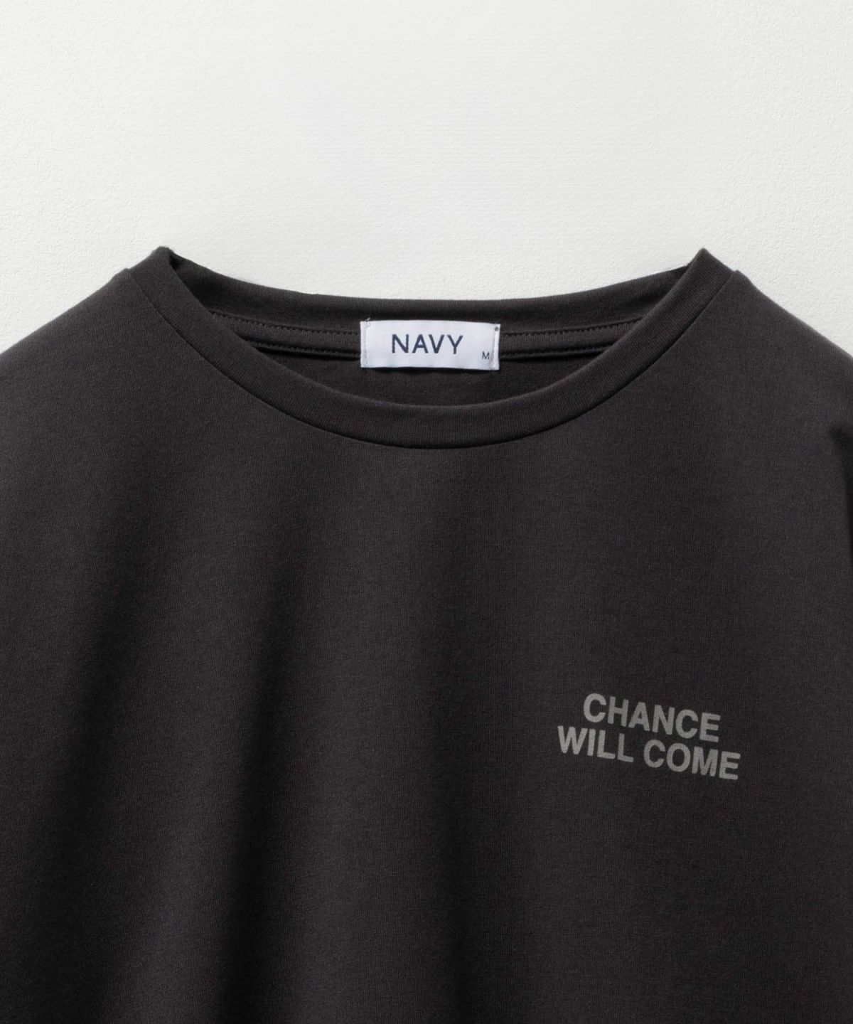 NAVY 5分袖メッセージTシャツ レディース ネコポス 対応商品
