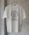 NAVY 5分袖アーチプリントTシャツ レディース ネコポス 対応商品