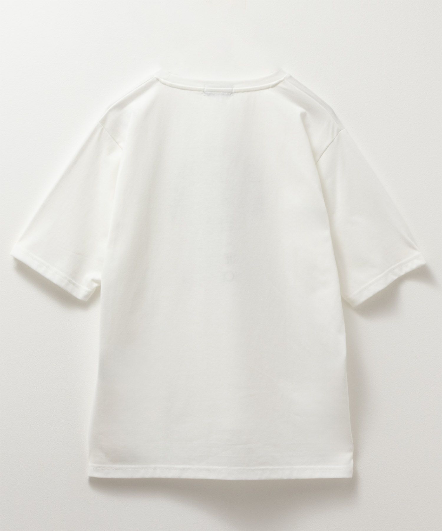 NAVY 5分袖アーチプリントTシャツ レディース ネコポス 対応商品