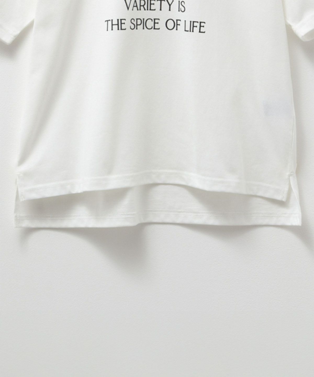 NAVY 5分袖アーチプリントTシャツ レディース ネコポス 対応商品